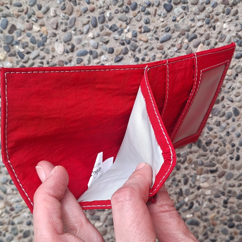 Kipling Red Travel Passport Pouch - Picture 5 of 9